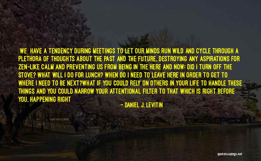 Being Right Here Quotes By Daniel J. Levitin