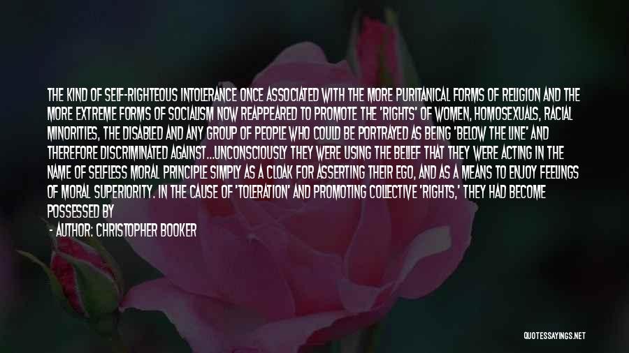 Being Righteous Quotes By Christopher Booker