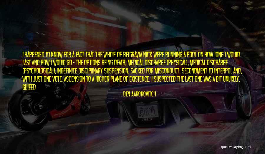 Being Sacked Quotes By Ben Aaronovitch Being Sacked Quotes By Ben Aaronovitch
