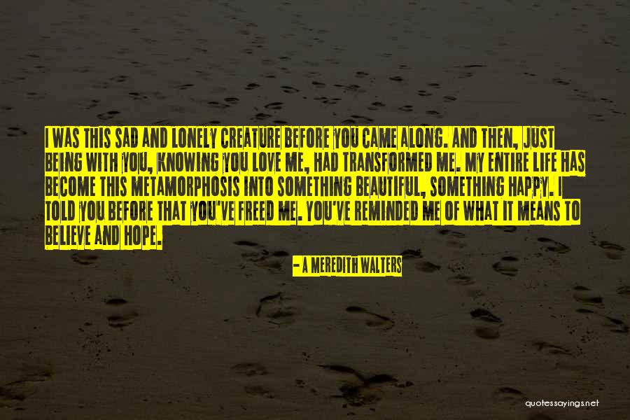 Being Sad But Not Knowing Why Quotes By A Meredith Walters Being Sad But Not Knowing Why Quotes By A Meredith Walters