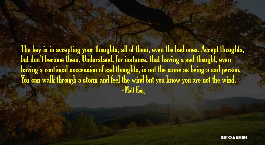 Being Sad Quotes By Matt Haig