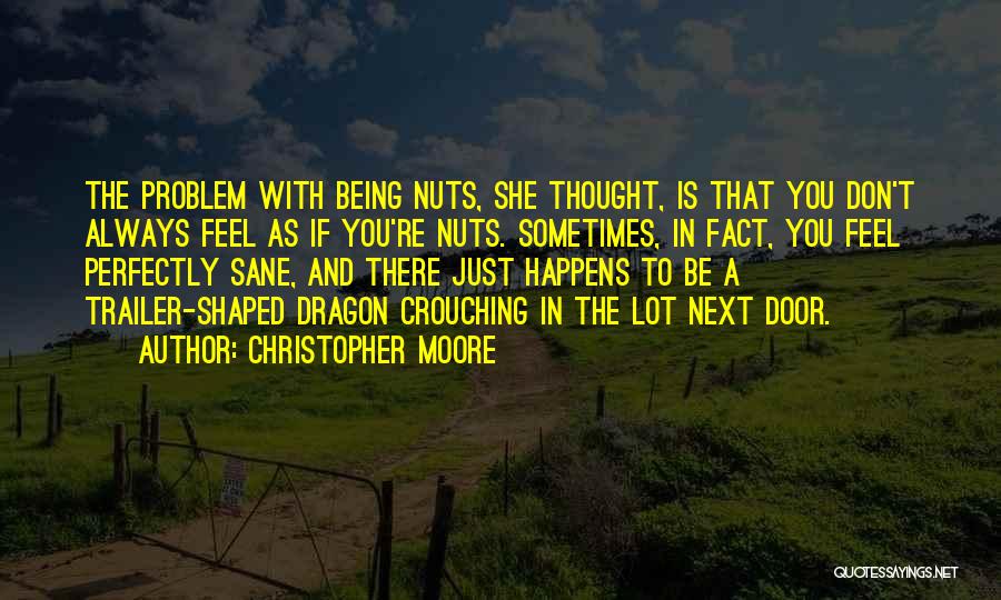 Being Sane Quotes By Christopher Moore