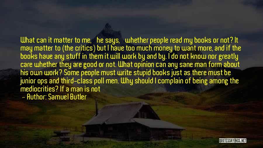 Being Sane Quotes By Samuel Butler