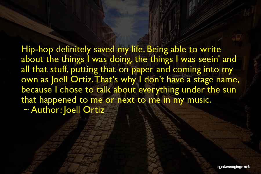 Being Saved Quotes By Joell Ortiz