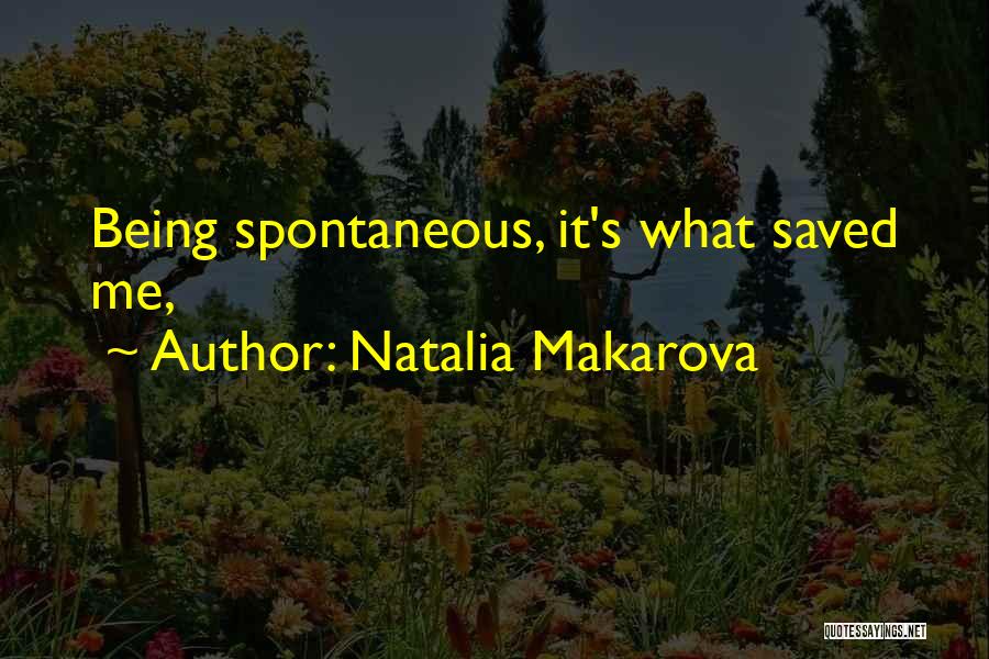 Being Saved Quotes By Natalia Makarova