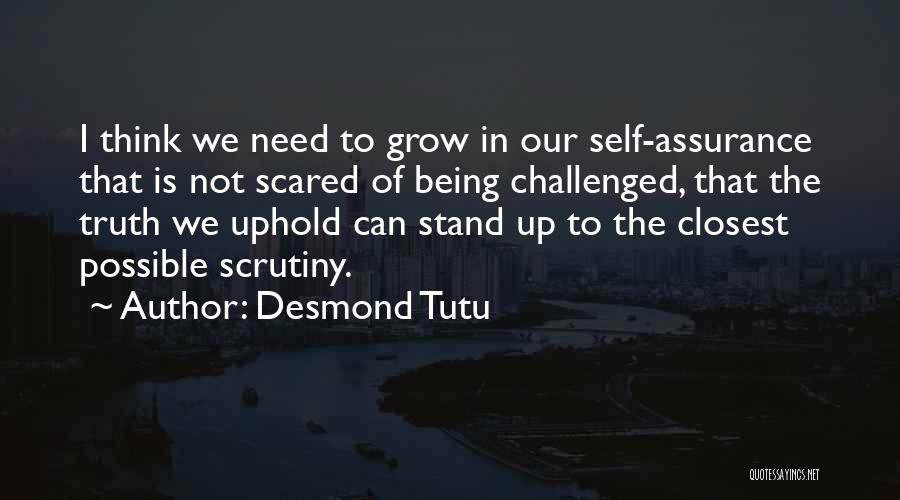 Being Scared Quotes By Desmond Tutu