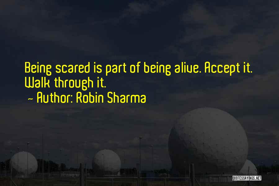 Being Scared Quotes By Robin Sharma