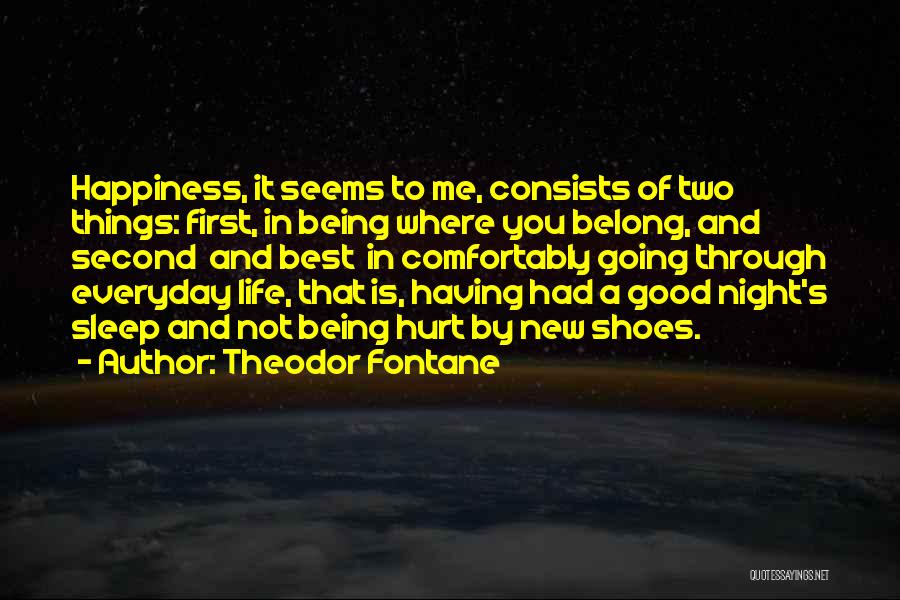 Being Second Best Quotes By Theodor Fontane