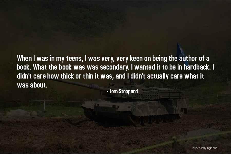 Being Secondary Quotes By Tom Stoppard Being Secondary Quotes By Tom Stoppard