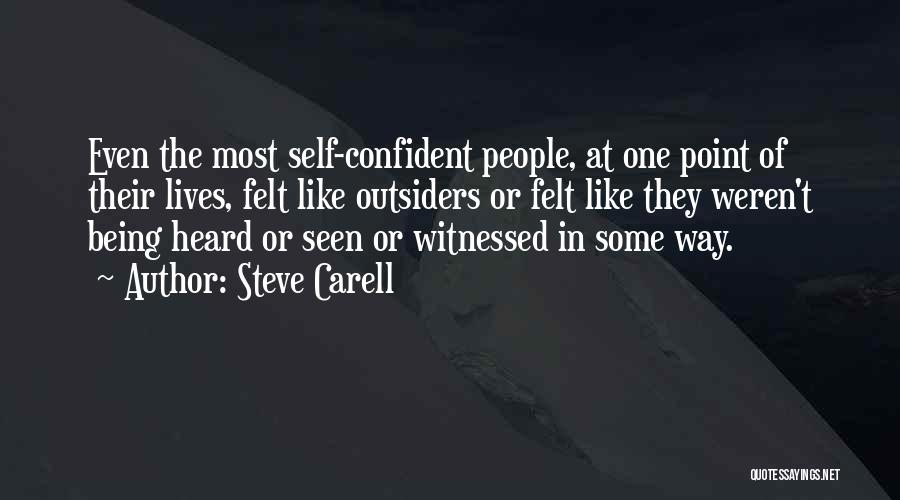 Being Self Confident Quotes By Steve Carell