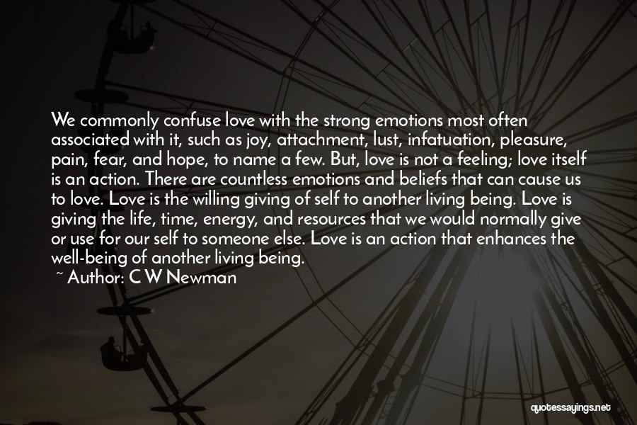 Being Self Love Quotes By C W Newman