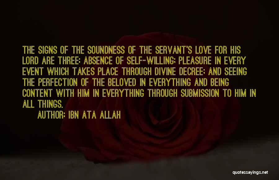 Being Self Love Quotes By Ibn Ata Allah