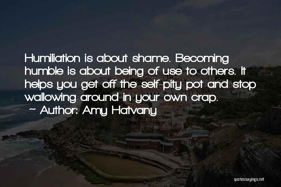 Being Self Pity Quotes By Amy Hatvany