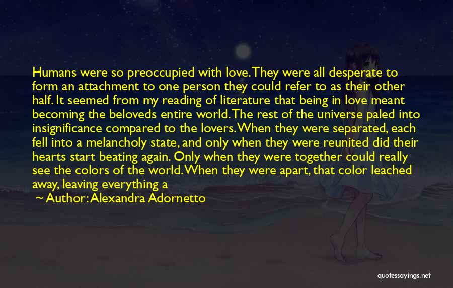 Being Separated From The One You Love Quotes By Alexandra Adornetto