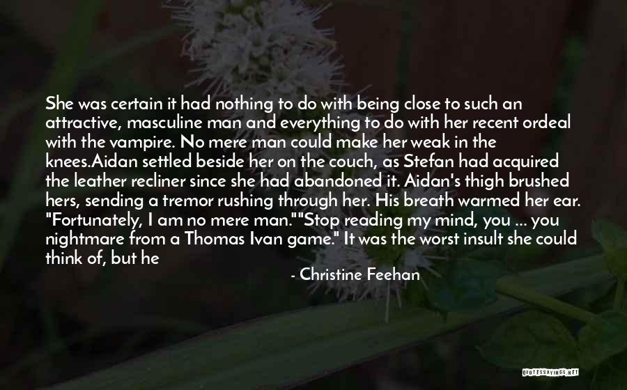 Being Settled Quotes By Christine Feehan Being Settled Quotes By Christine Feehan