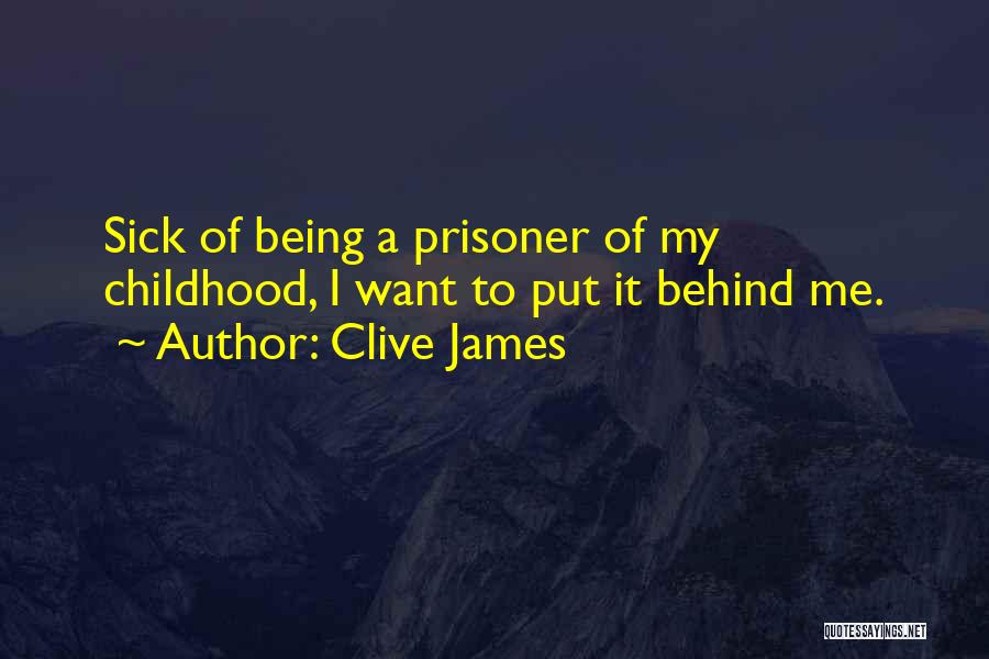 Being Sick Quotes By Clive James