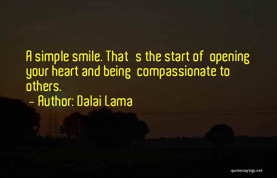Being Simple And Smile Quotes By Dalai Lama