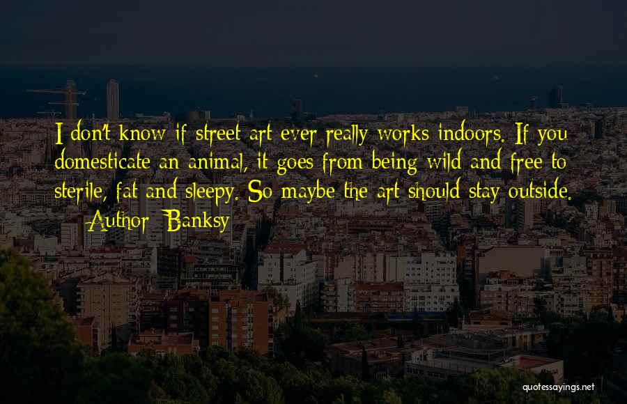 Being Sleepy Quotes By Banksy