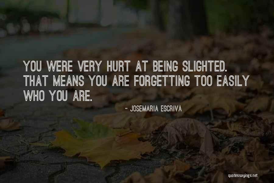 Being Slighted Quotes By Josemaria Escriva Being Slighted Quotes By Josemaria Escriva