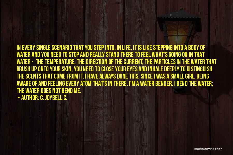 Being Small Girl Quotes By C. JoyBell C.