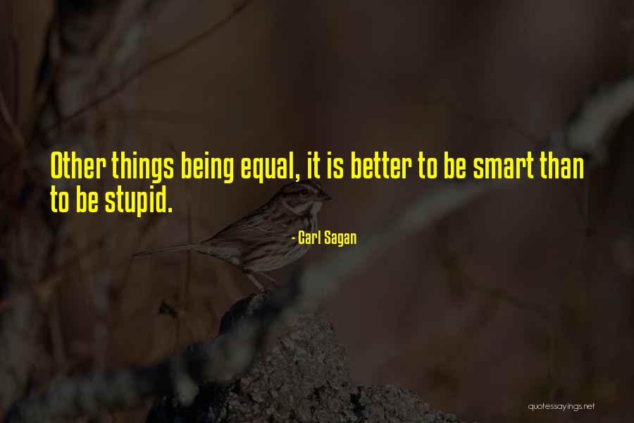 Being Smart Quotes By Carl Sagan