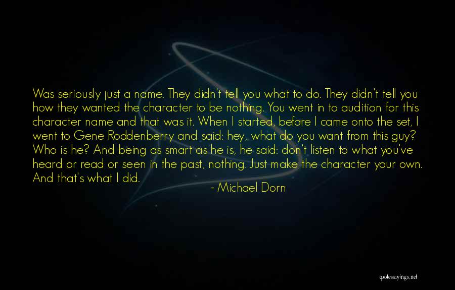 Being Smart Quotes By Michael Dorn