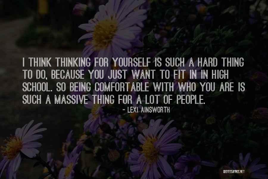 Being So Comfortable With Someone Quotes By Lexi Ainsworth Being So Comfortable With Someone Quotes By Lexi Ainsworth