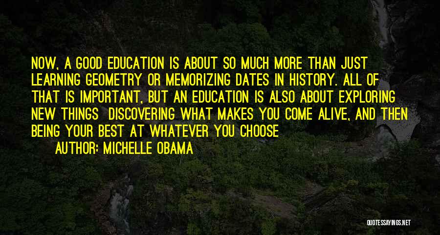 Being So Good Quotes By Michelle Obama