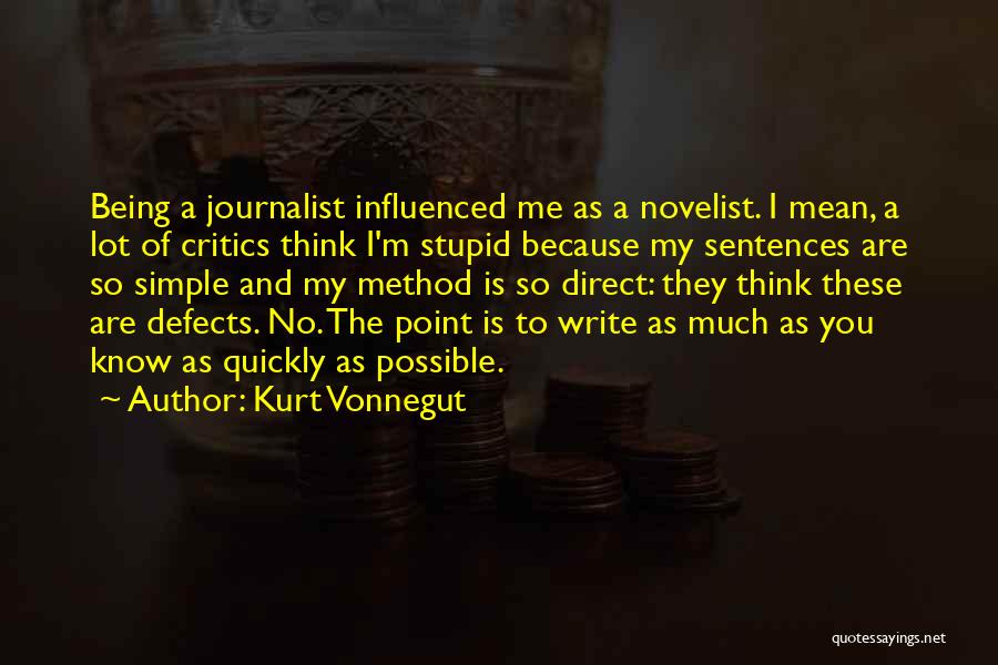 Being So Mean Quotes By Kurt Vonnegut