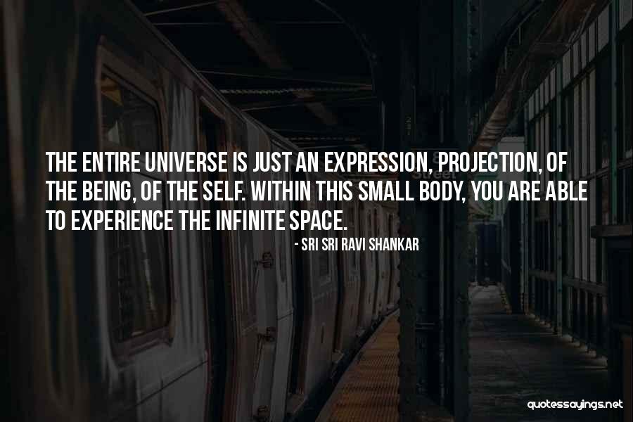 Being So Small In The Universe Quotes By Sri Sri Ravi Shankar Being So Small In The Universe Quotes By Sri Sri Ravi Shankar