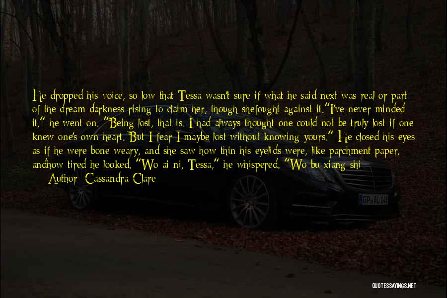 Being So Tired Quotes By Cassandra Clare