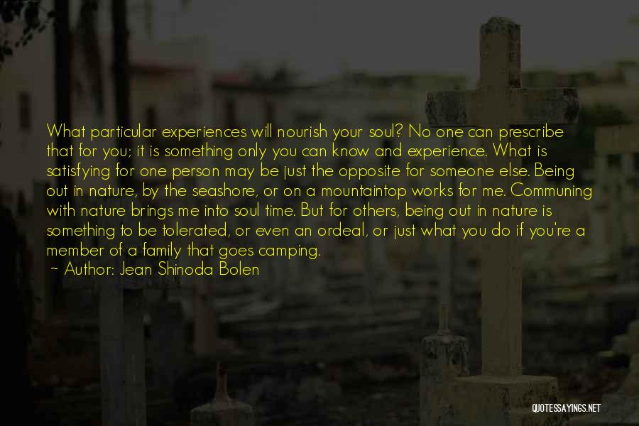 Being Someone's Only One Quotes By Jean Shinoda Bolen