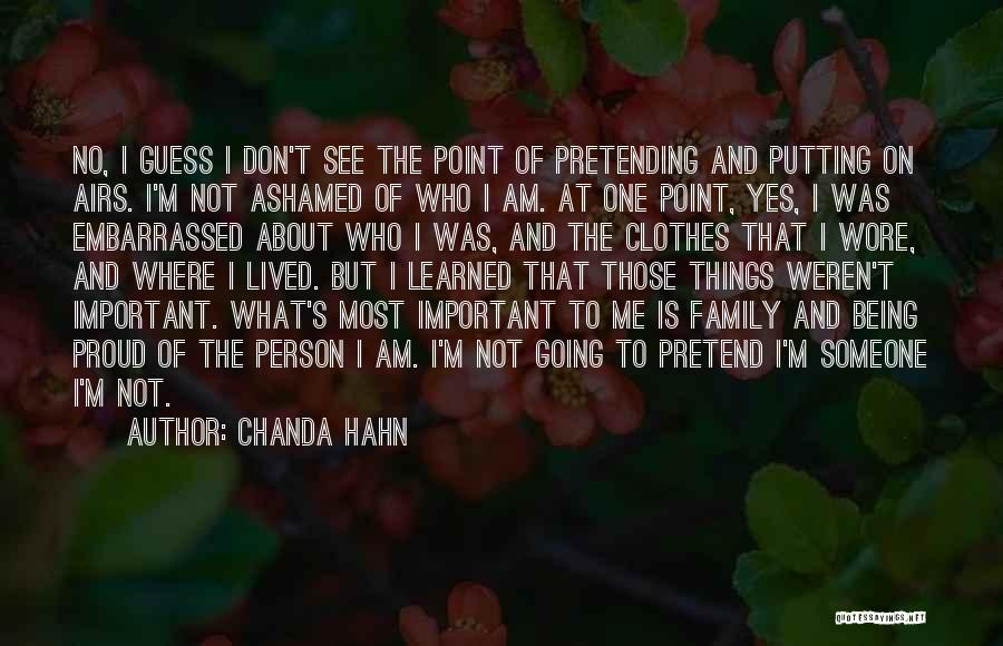 Being Someone's Person Quotes By Chanda Hahn