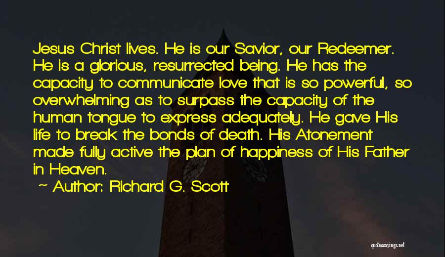 Being Someone's Plan B Quotes By Richard G. Scott