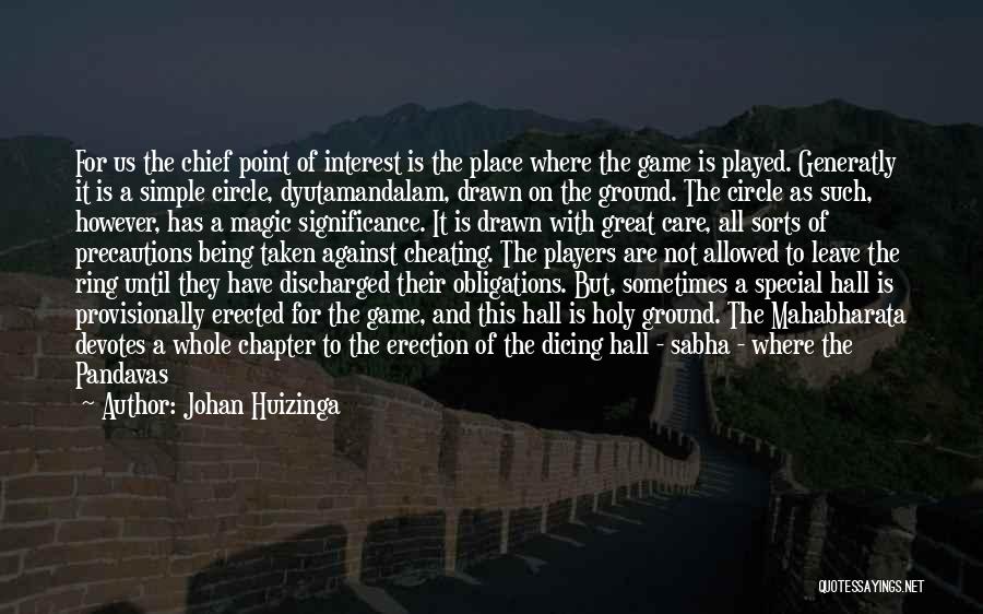 Being Sorry For Cheating Quotes By Johan Huizinga