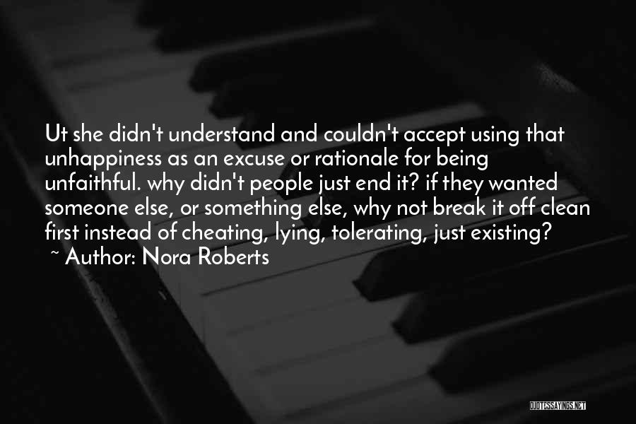 Being Sorry For Cheating Quotes By Nora Roberts