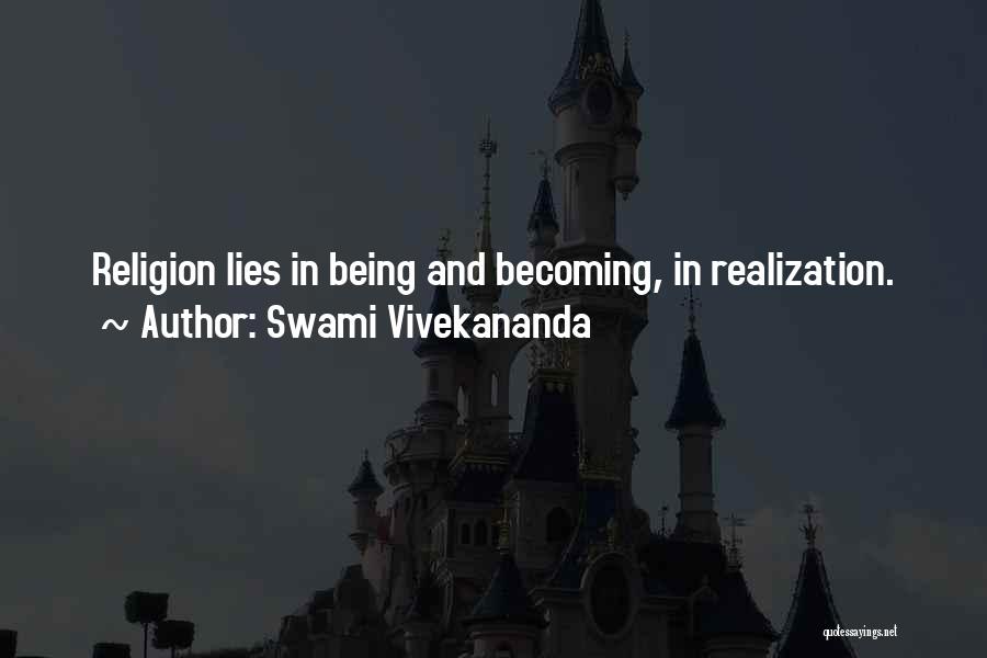 Being Sorry For Lying Quotes By Swami Vivekananda