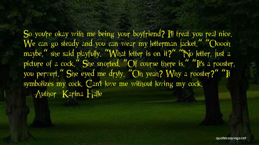 Being Sorry To An Ex Boyfriend Quotes By Karina Halle