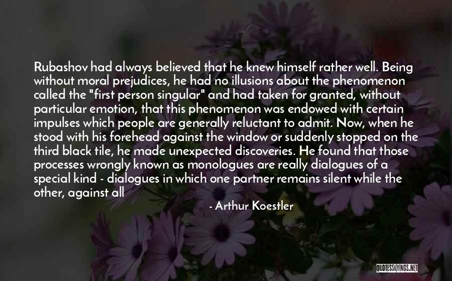 Being Special Person Quotes By Arthur Koestler Being Special Person Quotes By Arthur Koestler