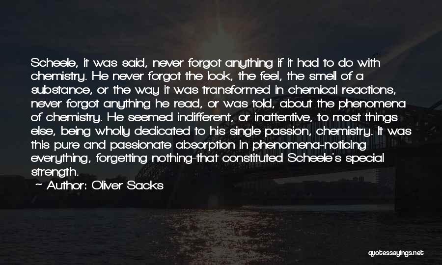 Being Special Quotes By Oliver Sacks
