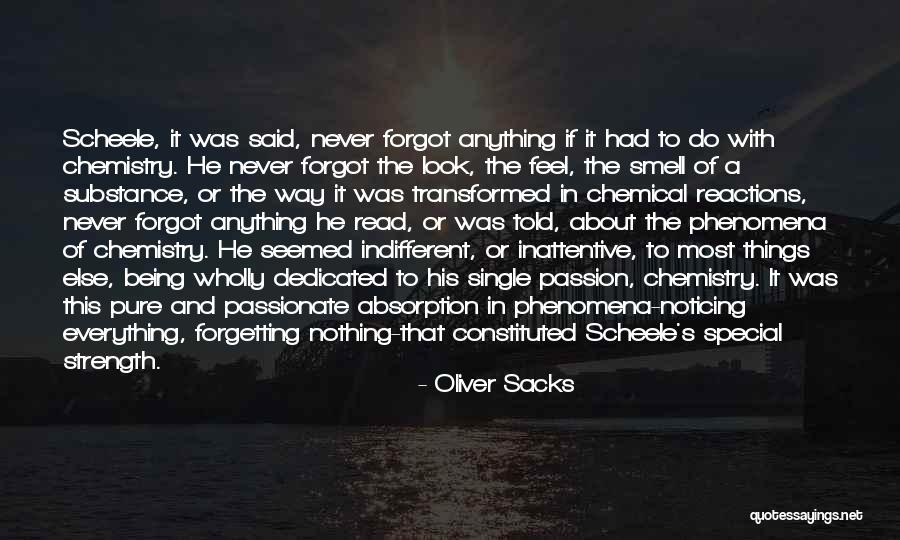 Being Special Quotes By Oliver Sacks