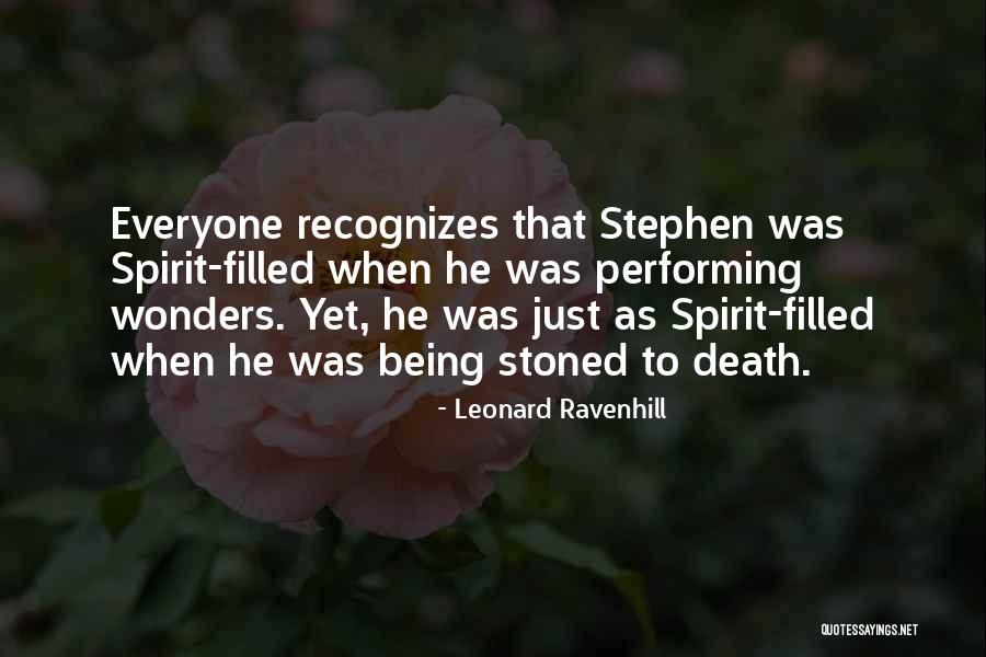 Being Spirit Filled Quotes By Leonard Ravenhill