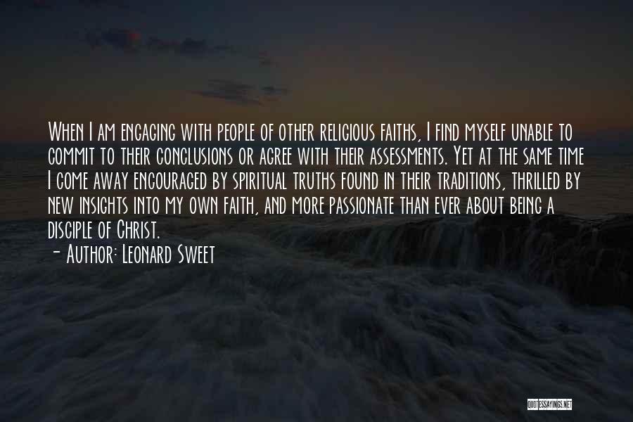 Being Spiritual Not Religious Quotes By Leonard Sweet