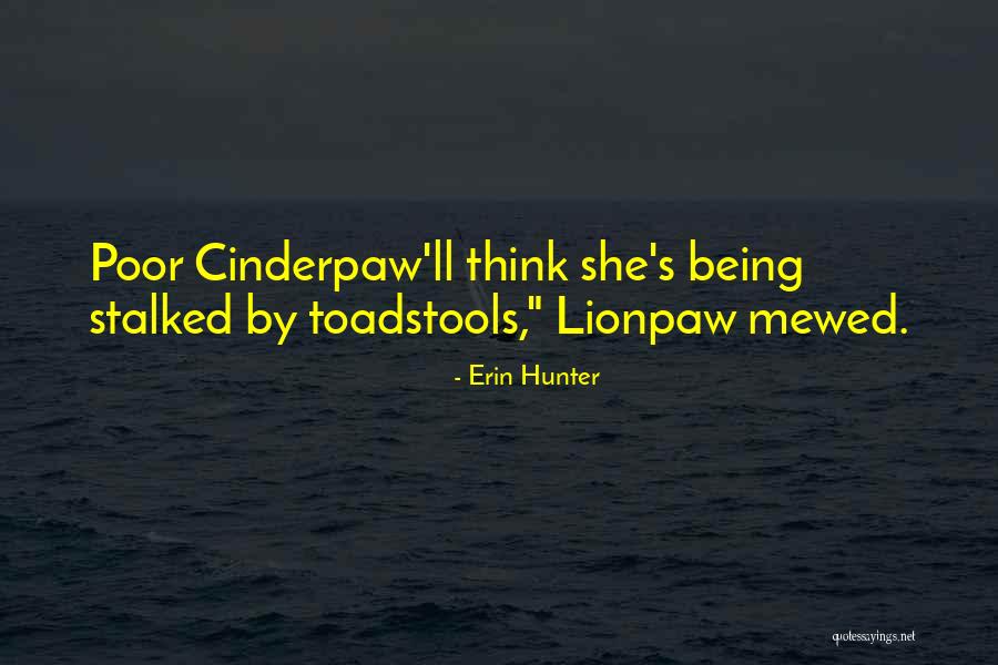 Being Stalked Quotes By Erin Hunter Being Stalked Quotes By Erin Hunter