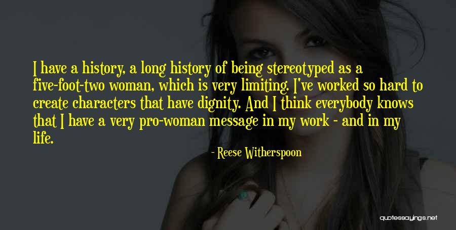 Being Stereotyped Quotes By Reese Witherspoon