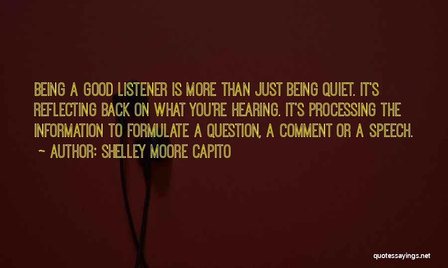 Being Still And Quiet Quotes By Shelley Moore Capito