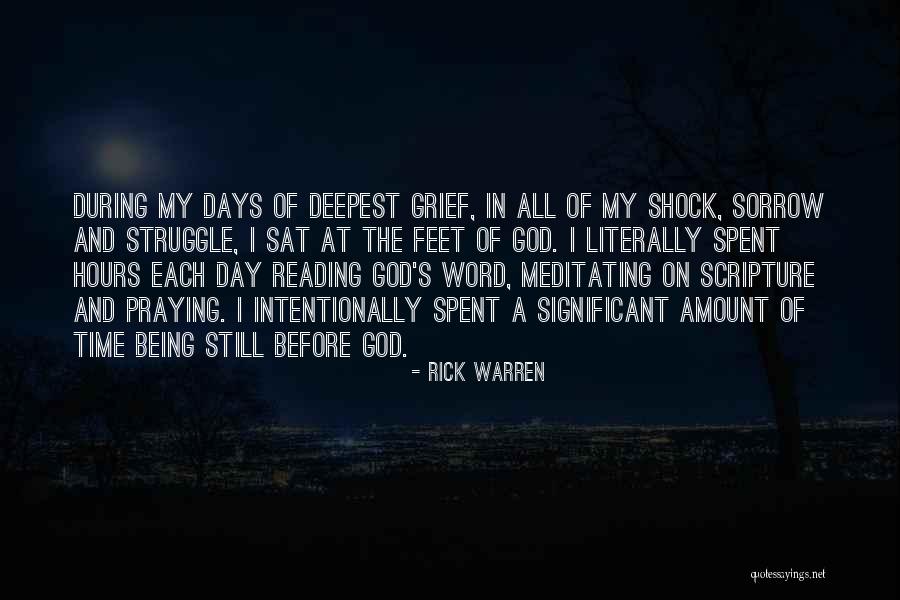 Being Still Before God Quotes By Rick Warren Being Still Before God Quotes By Rick Warren