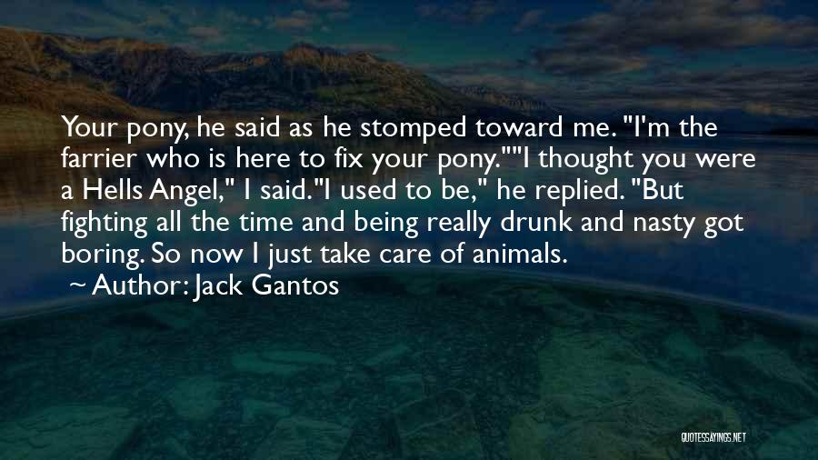 Being Stomped On Quotes By Jack Gantos