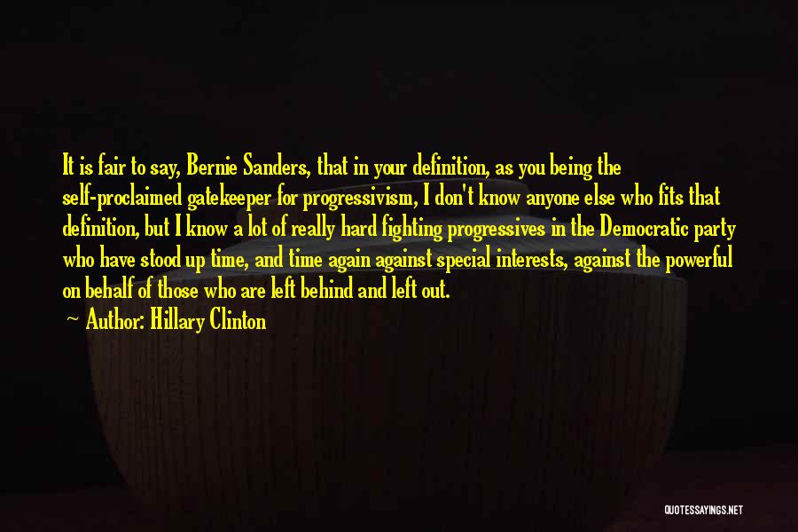 Being Stood Up Quotes By Hillary Clinton