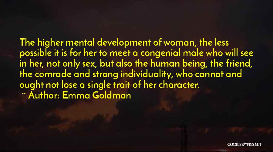 Being Strong And Single Quotes By Emma Goldman